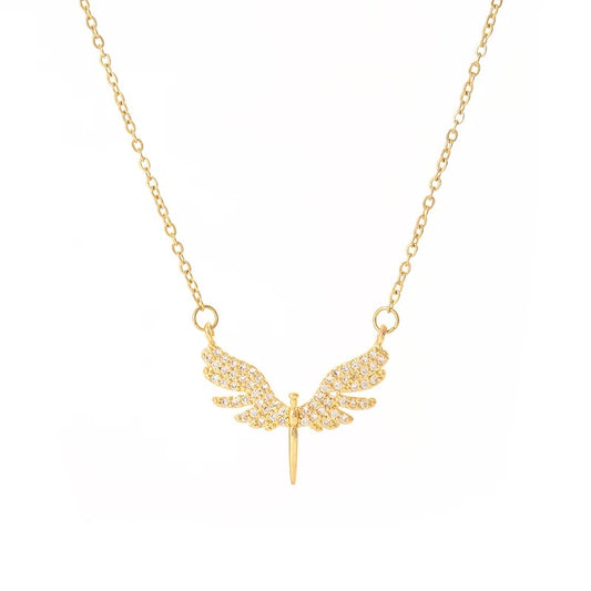 Celestial Wings Pendant Necklace